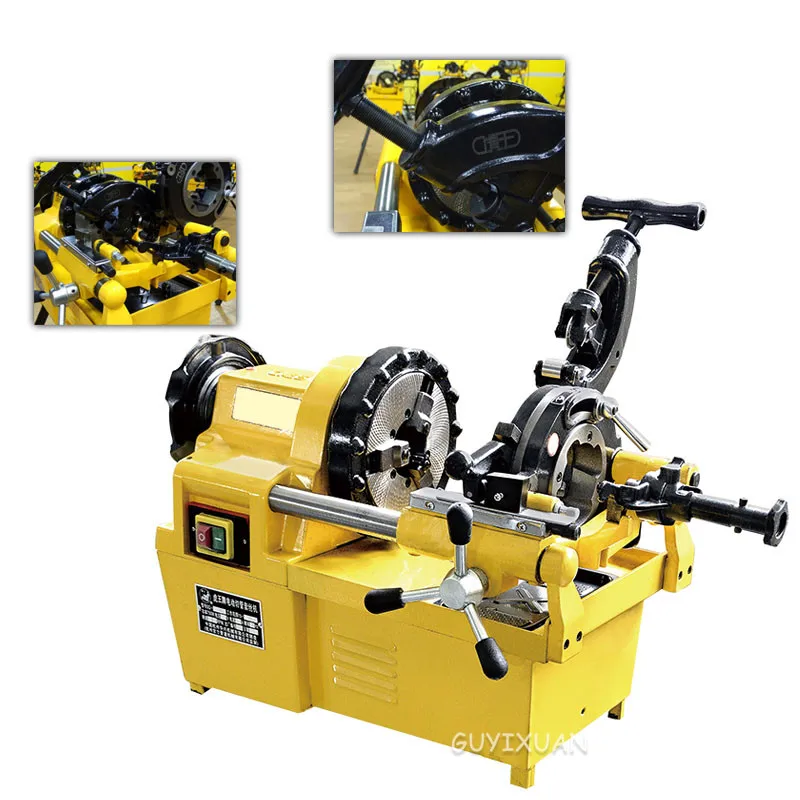 

Электрические гайконарезной станок 220V Электрический резьбонарезной станок трубы малого резьбонарезной станок трубы водопровода резьбона...