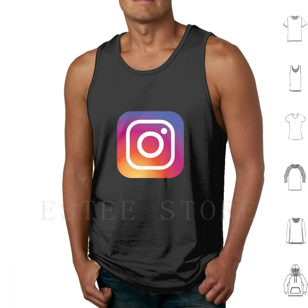 

Майка без рукавов в стиле Instagram