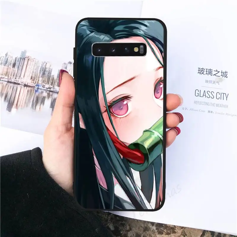 

Kamado Nezuko Kimetsu no Yaiba Demon Phone Cases For Samsung galaxy S 8 9 10 20 21 30 A 30 50 51 70 note 10 plus Ultra 5g