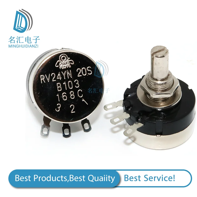 RV24YN20S однооборотный потенциометр из углеродной пленки b102/b202/b502/b103/b203/b104 1k10k -