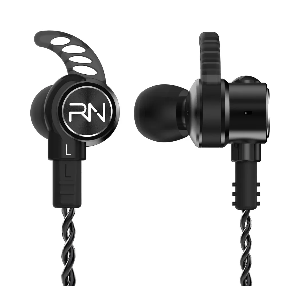 Hybrid In Ear наушники Revonext RX6 1DD + 1BA HIFI Bass DJ для бега спортивные гарнитура вкладыши QT2 QT3