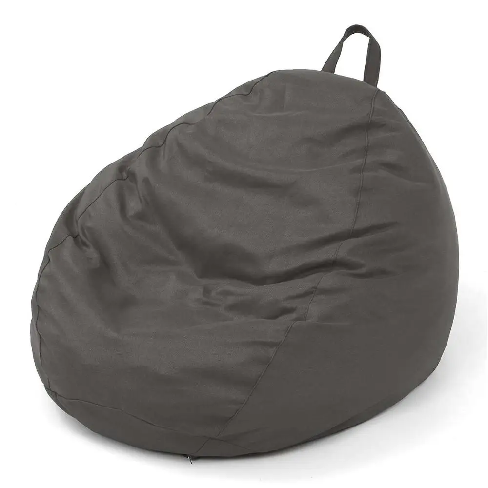 Чехлы для диванов Lazy BeanBag стулья без наполнителя из льняной ткани мешок отдыха