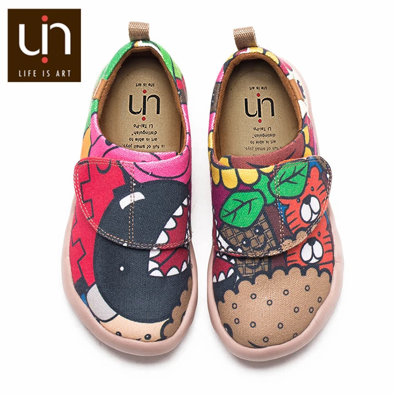 UIN ColaCola/легкие кроссовки ручной работы на липучках для маленьких детей удобные