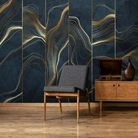 custom mural wallpaper 3d abstract golden line wall painting living room tv sofa study backdrop wall home decor papel de parede