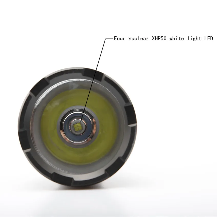 Супер мощный светодиодный фонарик XH P50 тактический фонарь USB перезаряжаемая водонепроницаемая лампа сверхъяркая фонарь для кемпинга