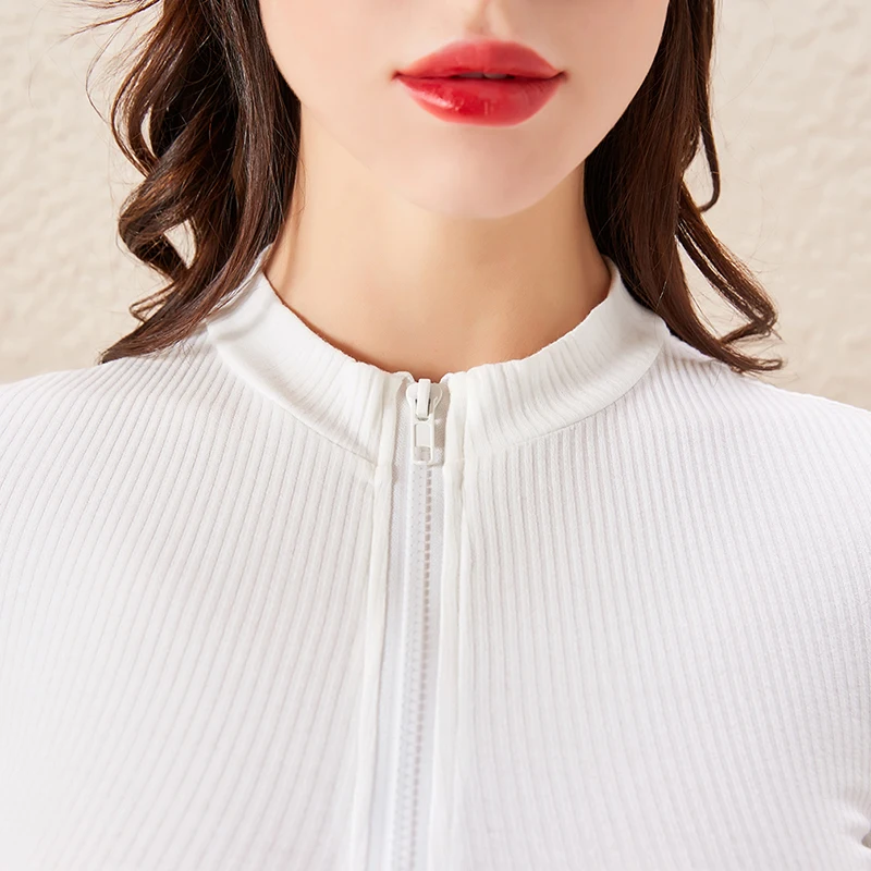 2020 женские облегающие однотонные пикантные Короткие топы на молнии с коротким