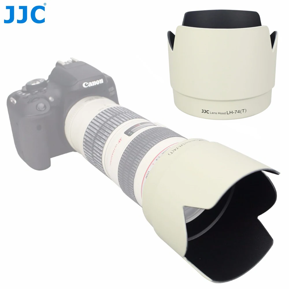 JJC LH 74 (t) w белый бленда Тенты для Canon EF 70 200 мм f 4L IS USM заменить ET 74|lens hood|canon lens shadelens hood