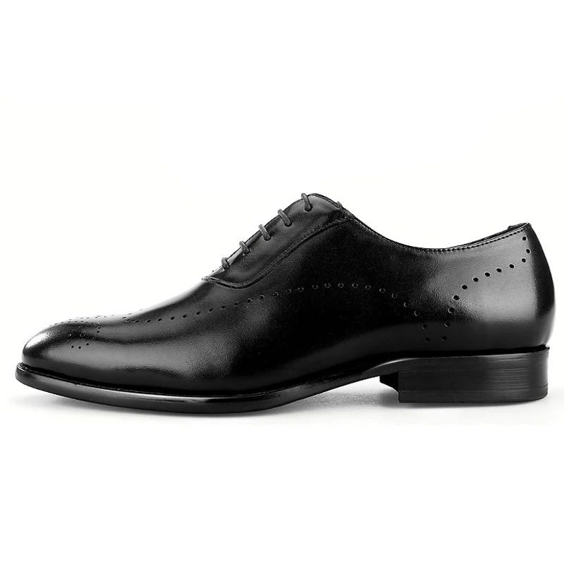 Туфли-оксфорды BQL97 мужские из натуральной кожи роскошные дышащие деловые с