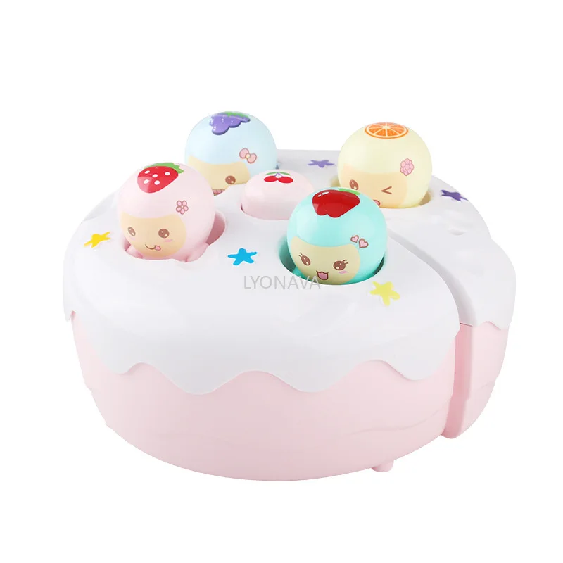 

Children's electric cake playing hamster early education music parent child baby 1-3 years old educational toys
