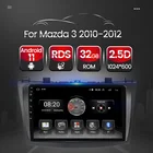 Автомагнитола для Mazda 3, 2010, 2011, 2012, Автомобильная Мультимедийная система, 2 Din, Android, GPS, стерео, GPS-навигация