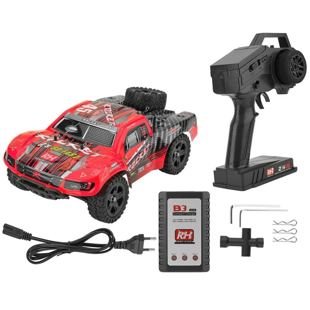 RC автомобиль Ремо 1635 1625 1655 1/16 2,4G 4WD Водонепроницаемый бесщеточный вне дороги Монстр RC автомобиль модели 50 км/ч на открытом воздухе игрушки машины