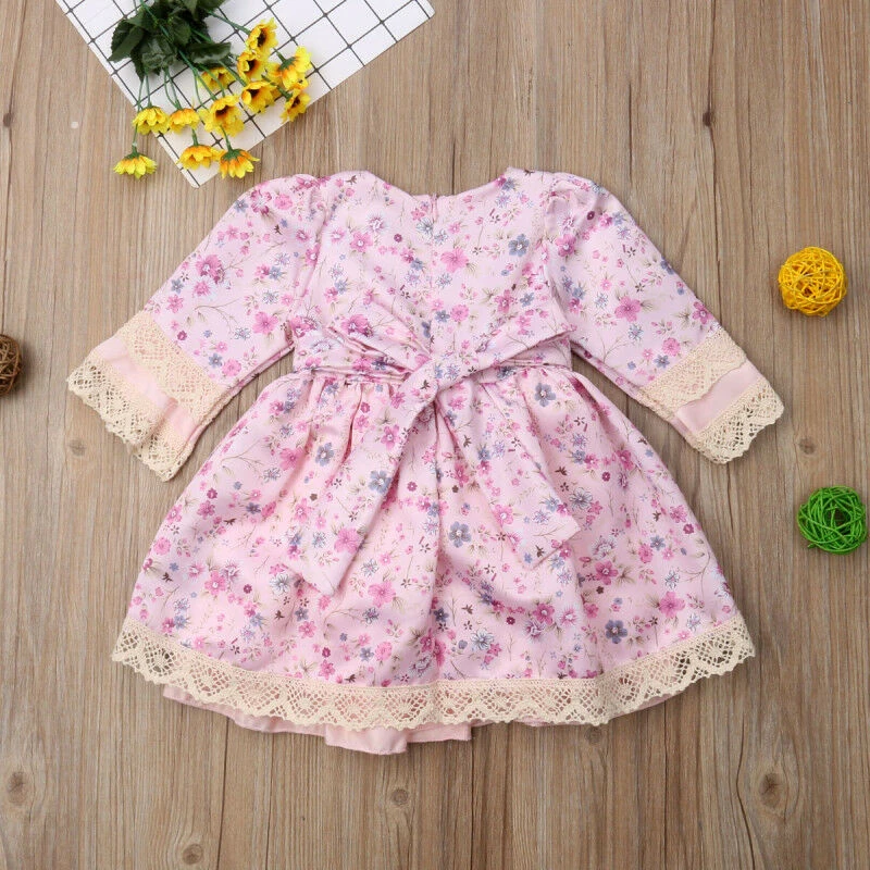 Детское кружевное платье принцессы в стиле ретро | Детская одежда и обувь