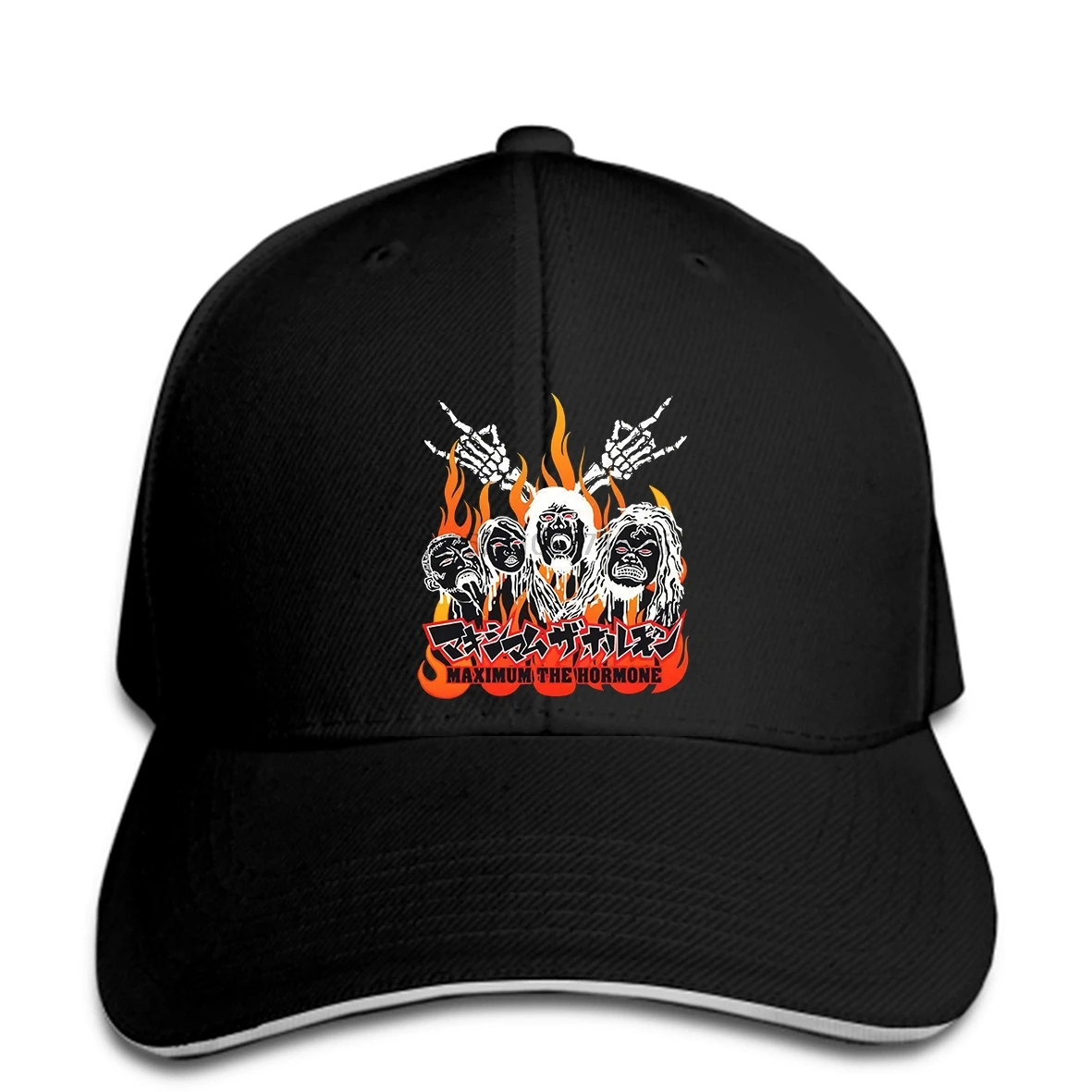 

Baseball cap New Maximum the Hormone Japanese Rock Band Man Casual Black