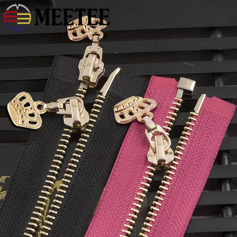 Металлическая молния с короной 1 шт. 85 см 120 5 # экологичное открытое пальто куртки