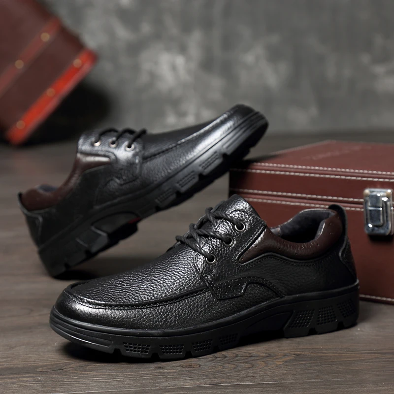 Мужские деловые туфли из натуральной кожи мокасины ручной работы с прошивкой