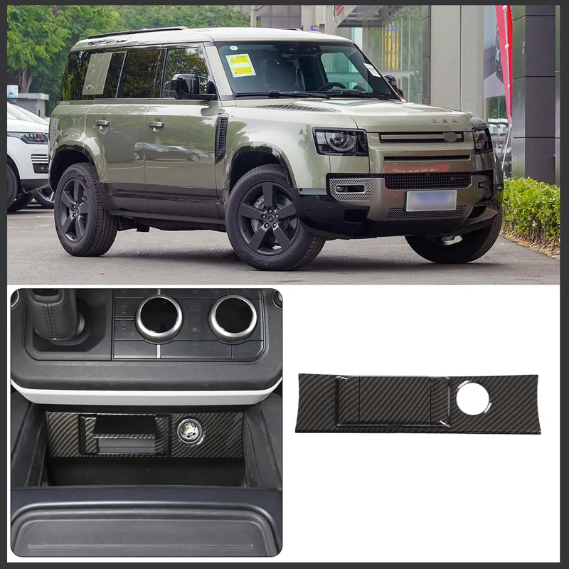 

For Land Rover Defender 90 110 2020-2022 Central Control USB Charging Port Protection Cover Sticker ABS Car Interior Accessories
