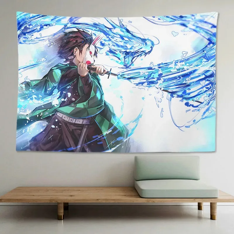 Аниме рассекающий демонов камадо танджиро рисунок украшение для гостиной