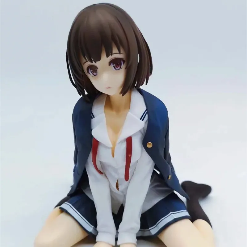 Аниме Saenai Heroine No Sodatekata Katou Megumi школьная форма сидение положение ПВХ фигурка