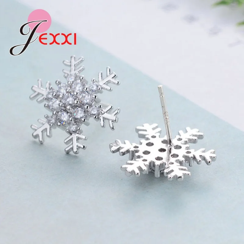 

New Arrival Elegant Prevent Allergy Snowflake Fashion Stud Earrings High Quality exquisite Long Tassel Earrings Wholesale