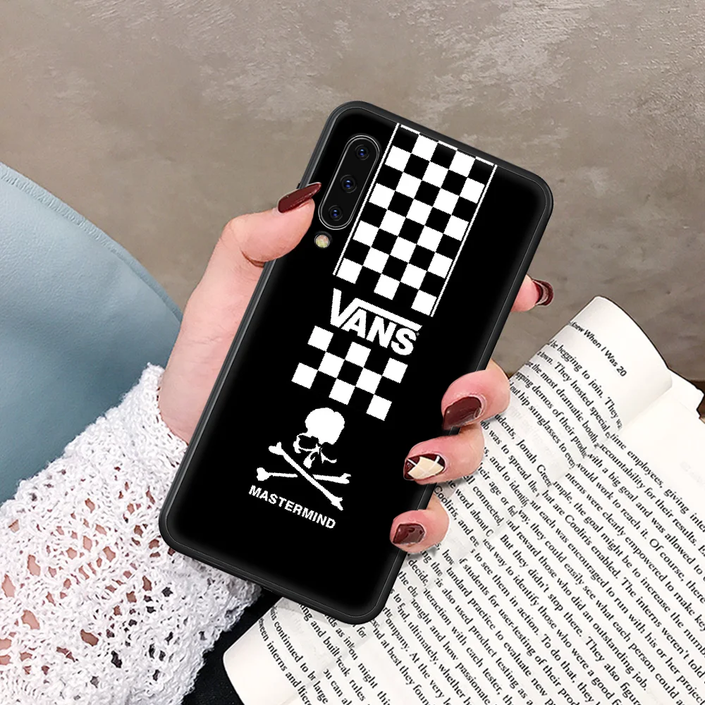 

American Skateboard Brand vans Phone Case For Samsung Galaxy A 5 7 8 10 20 20E 21S 30 30S 40 50 51 70 71 black Cover Soft Etui