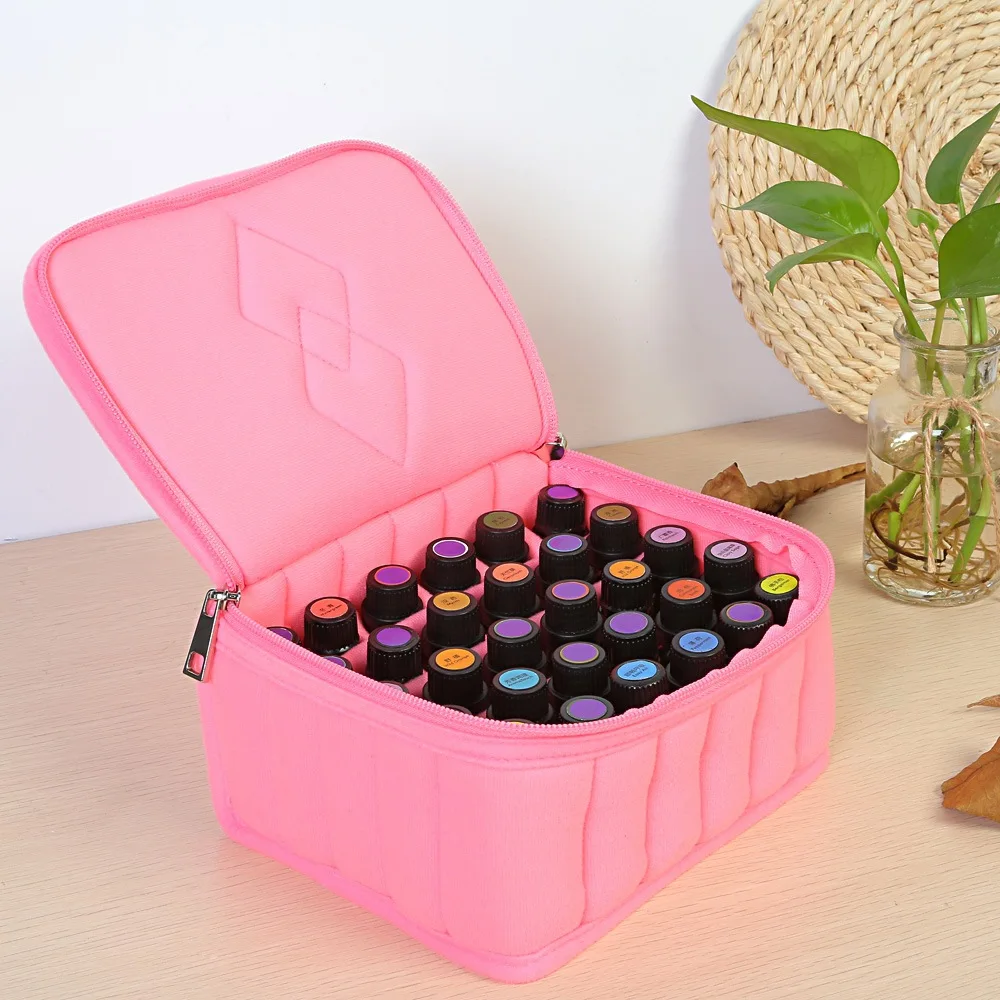 

Makeup Bag Organizer Cosmetics Nail Polish Essential Oil Lipstick Storage Boxes Cosmetic Bag Shock-proof Drop-proof Small Things