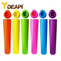 ydeapi silicone ice cream mold popsicle molds diy homemade dessert freezer fruit juice ice pop maker mould with sticks