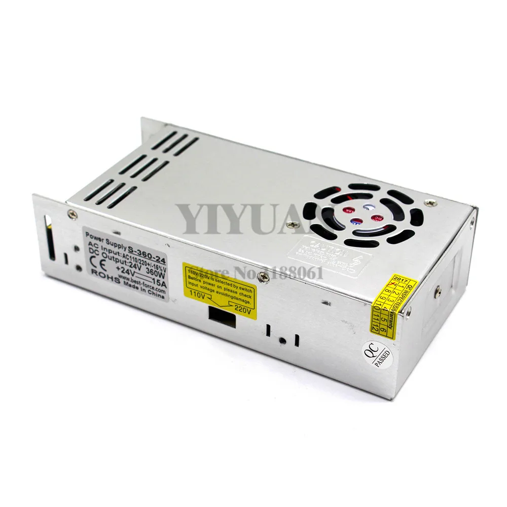Небольшой объем новая модель 360 Вт 24 В 15 А фотоаксессуары 220 переменного тока 110