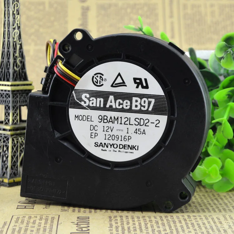 Для Sanyo 9BAM12LSD2 2 12V 1.45A 9733 Сервер вентилятор охлаждения|Кулеры и системы охлаждения