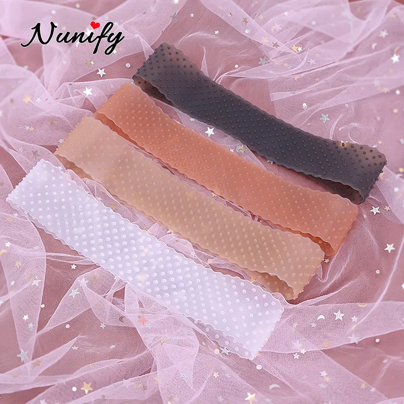 Nunify Flexible Hair Fix Silicone Head band Drop-shaped Wig Elastic Band Lace Wig Grip Hair Headband For Wigs Wholesale