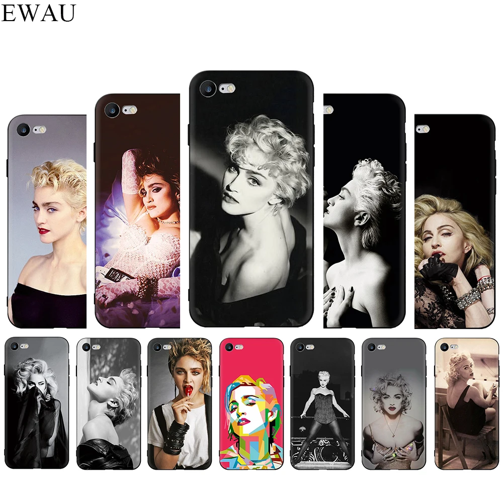 Силиконовый чехол madonna для iphone 5 5s SE 2020 6 6s 7 8 Plus X XR XS 11 Pro Max|Чехлы-накладки| |