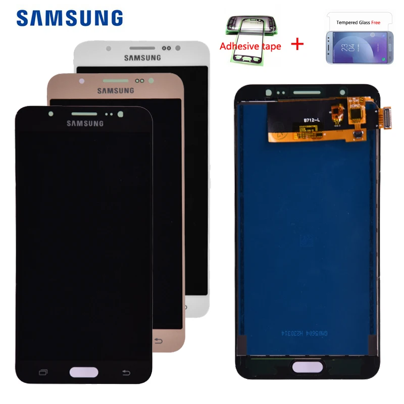 J710 ЖК-дисплей для Samsung Galaxy J7 J710 SM-J710F J710M J710H J710FN ЖК-дисплей Дисплей кодирующий преобразователь сенсорного экрана в сборе