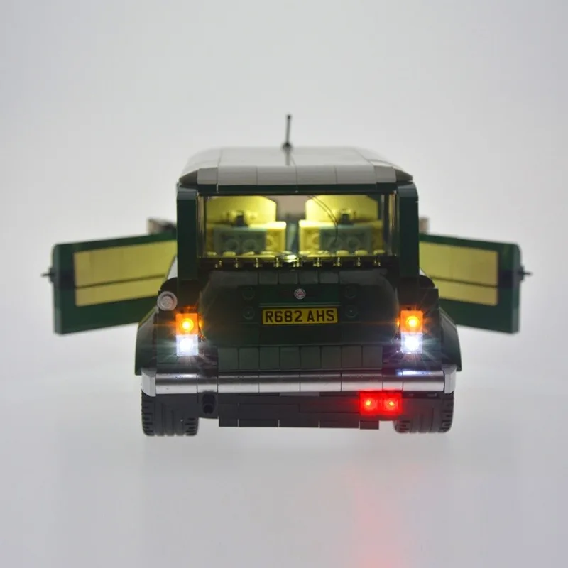 Светодиодный комплект освещения для 10242 серии Mini Cooper Car Bricks Building Block только