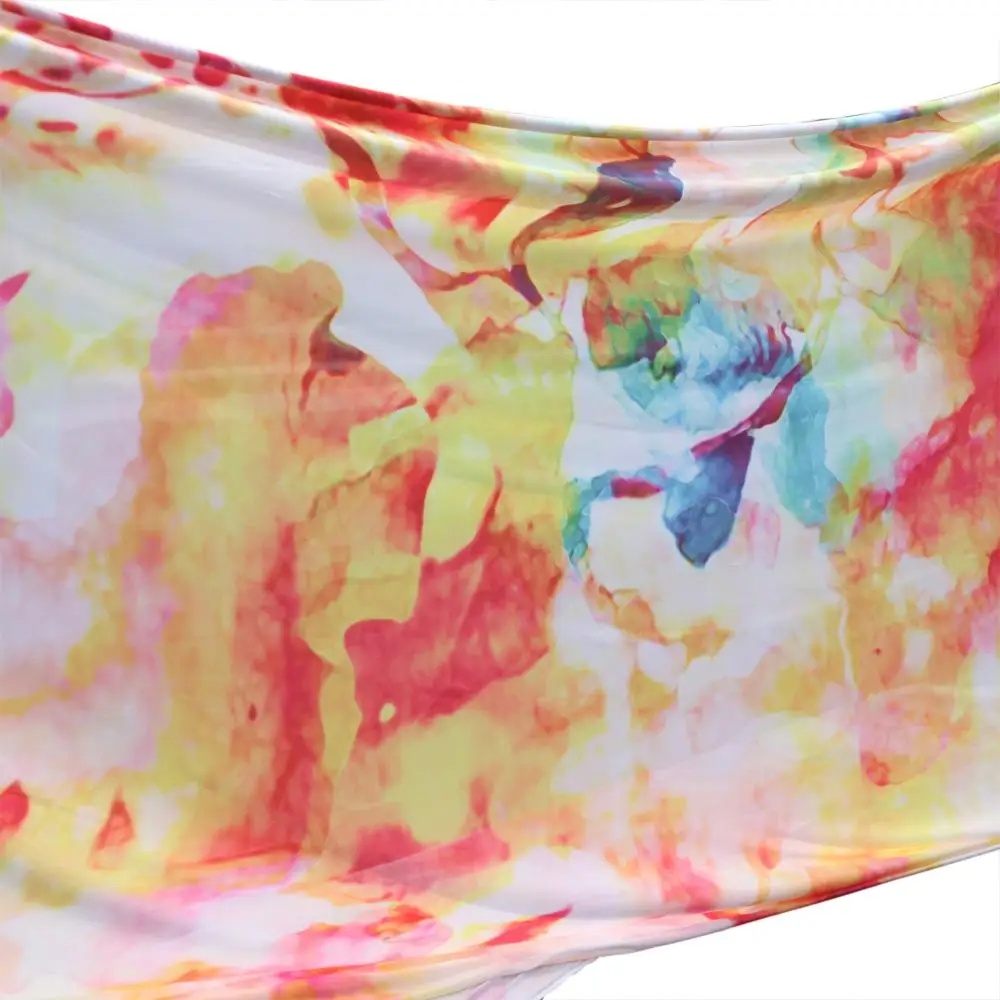 Домашний гамак для йоги качели из ткани 8 2 м однотонные анти гравитационные