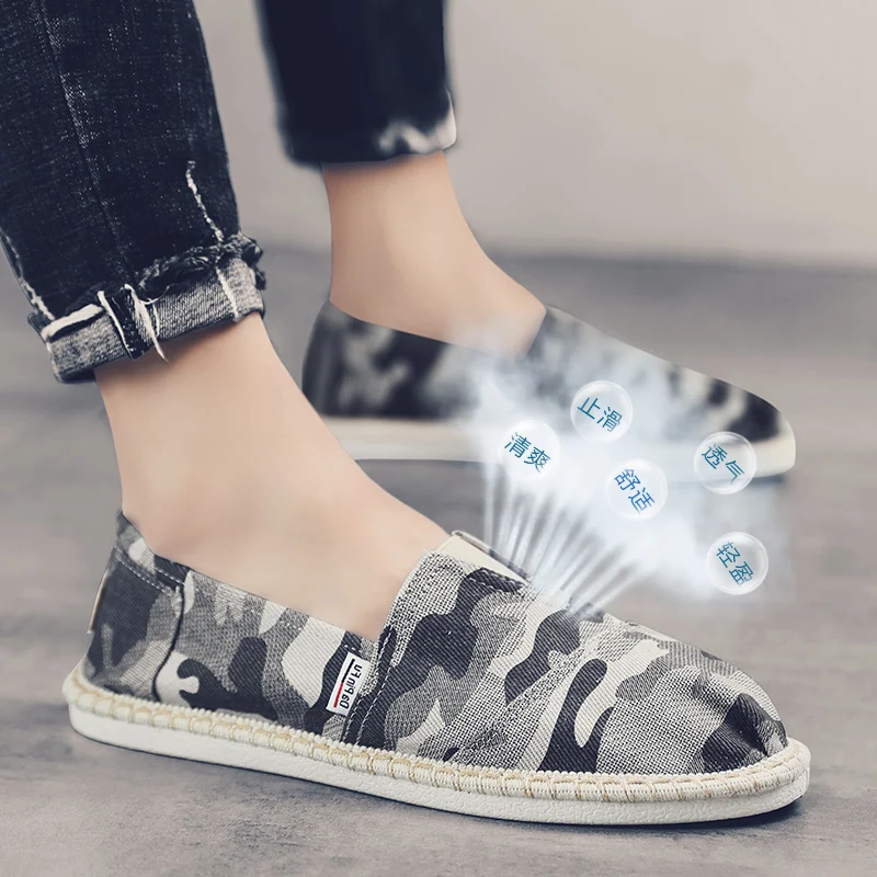 

Fashion Spring Men's Casual Shoes Lazy Flats Sneakers Breathable Slip on Krasovki Footwears Chaussure Homme Adult Loafers 39-44