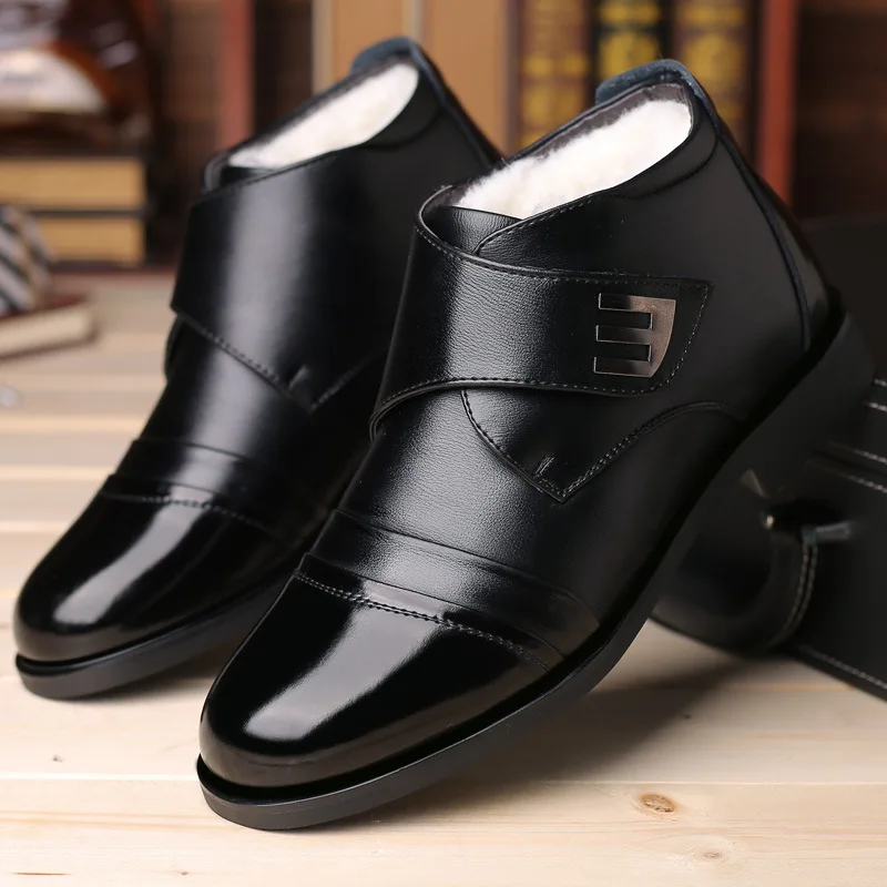

Casual Leather Boots Genuine Leather Men Shoes Fashion Male Shoes Winter Ankle Boots Male Boots Winter Men Shoes rtg67