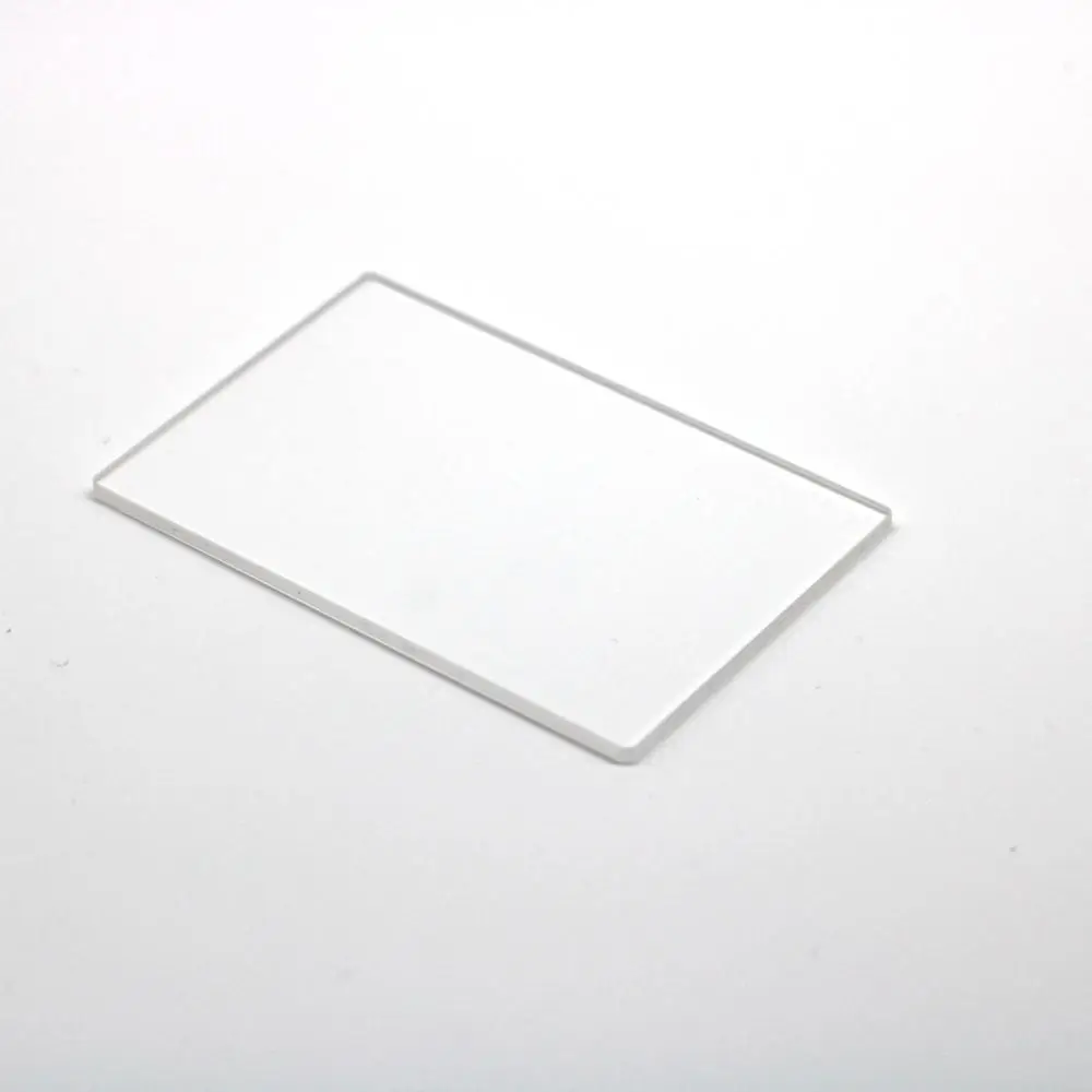 5pcs total size 75x45x2mm uv quartz glass plate JGS2