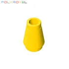 Строительные блоки technalal DIY Plates1x1, конусный кирпич, 10 шт., креативная развивающая игрушка для детей, подарок на день рождения 4589