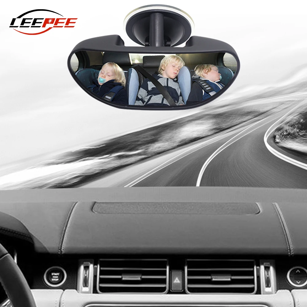 

Car Rear View Mirror Baby Children Mirror Rotate Adjustable Suction Cup For Windscreen Auto Accessories Interior Mirrors