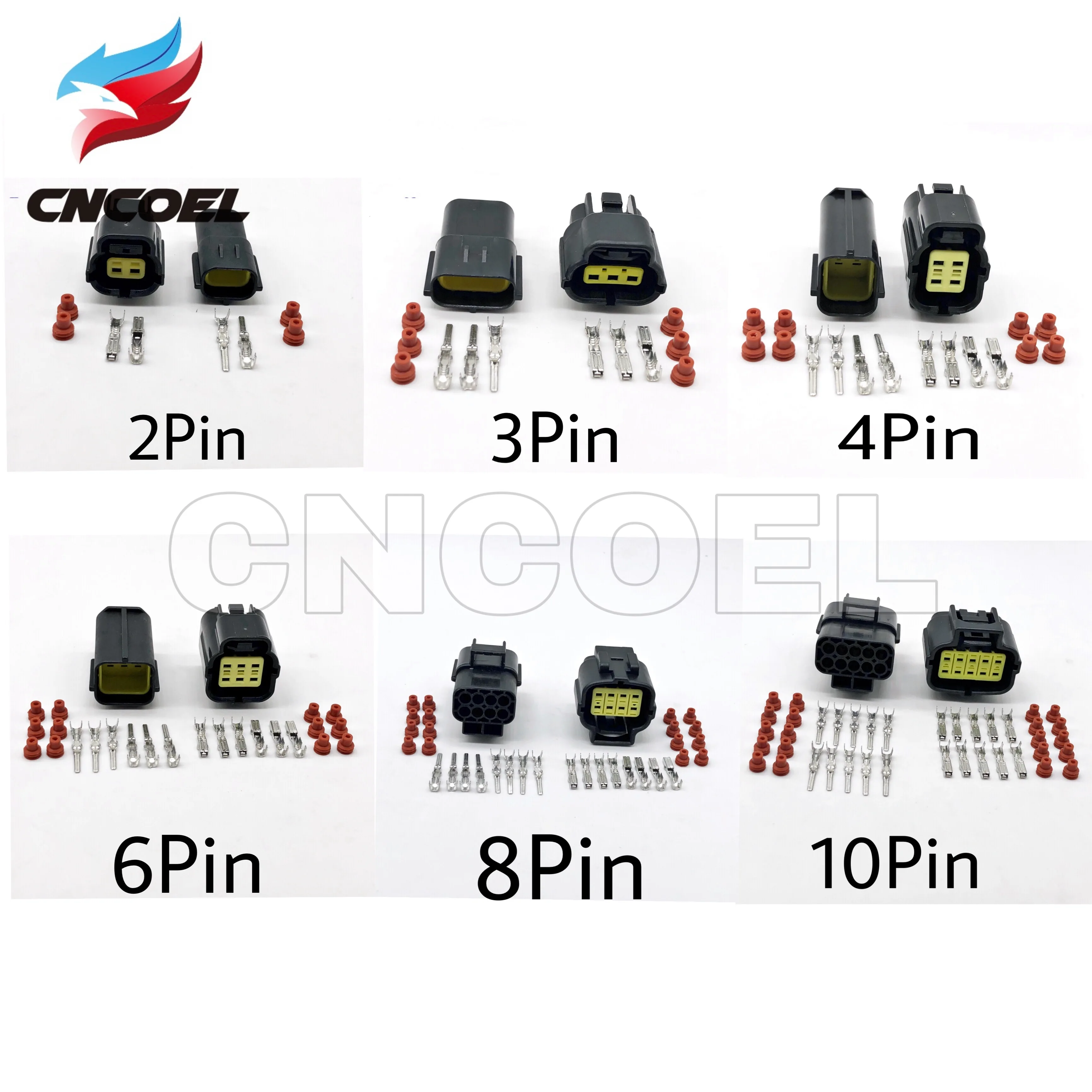 1 комплект Водонепроницаемый проводной разъем Denso 2/3/4/6/8/10 Pin автомобильный