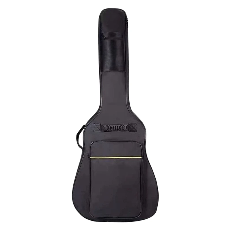 

36-дюймовый Водонепроницаемый двойной регулируемый плечевой ремень сумка для гитары акустической гитары с подкладкой 5 мм рюкзак для гитары