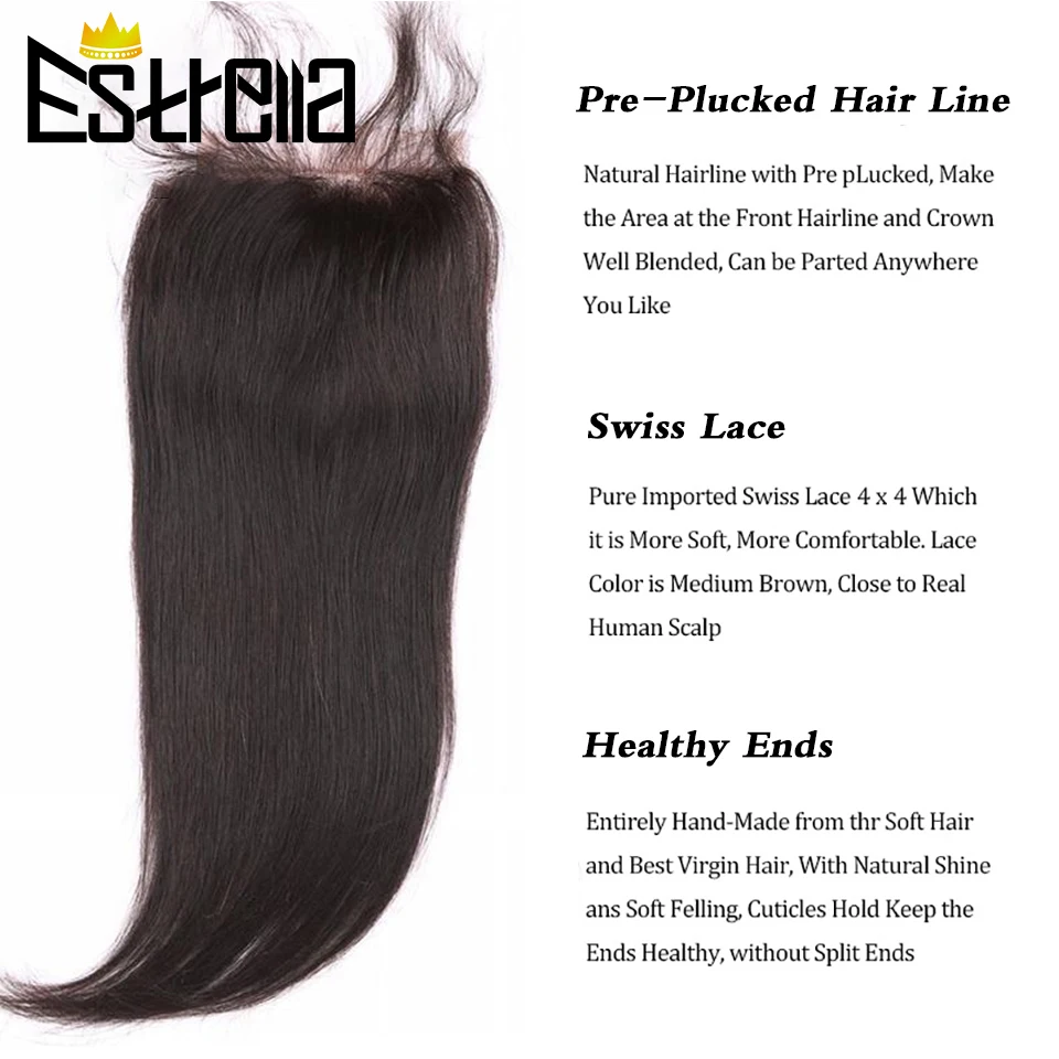 Прямые человеческие волосы с застежкой пряди перуанские в пучках без Реми