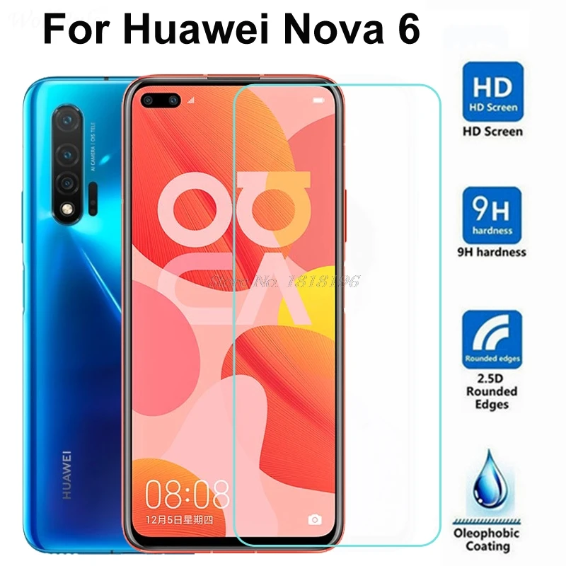 

9H Защитное стекло для экрана для Huawei nova 6 5G закаленное стекло для Huawei Nova 6 защитная пленка для экрана