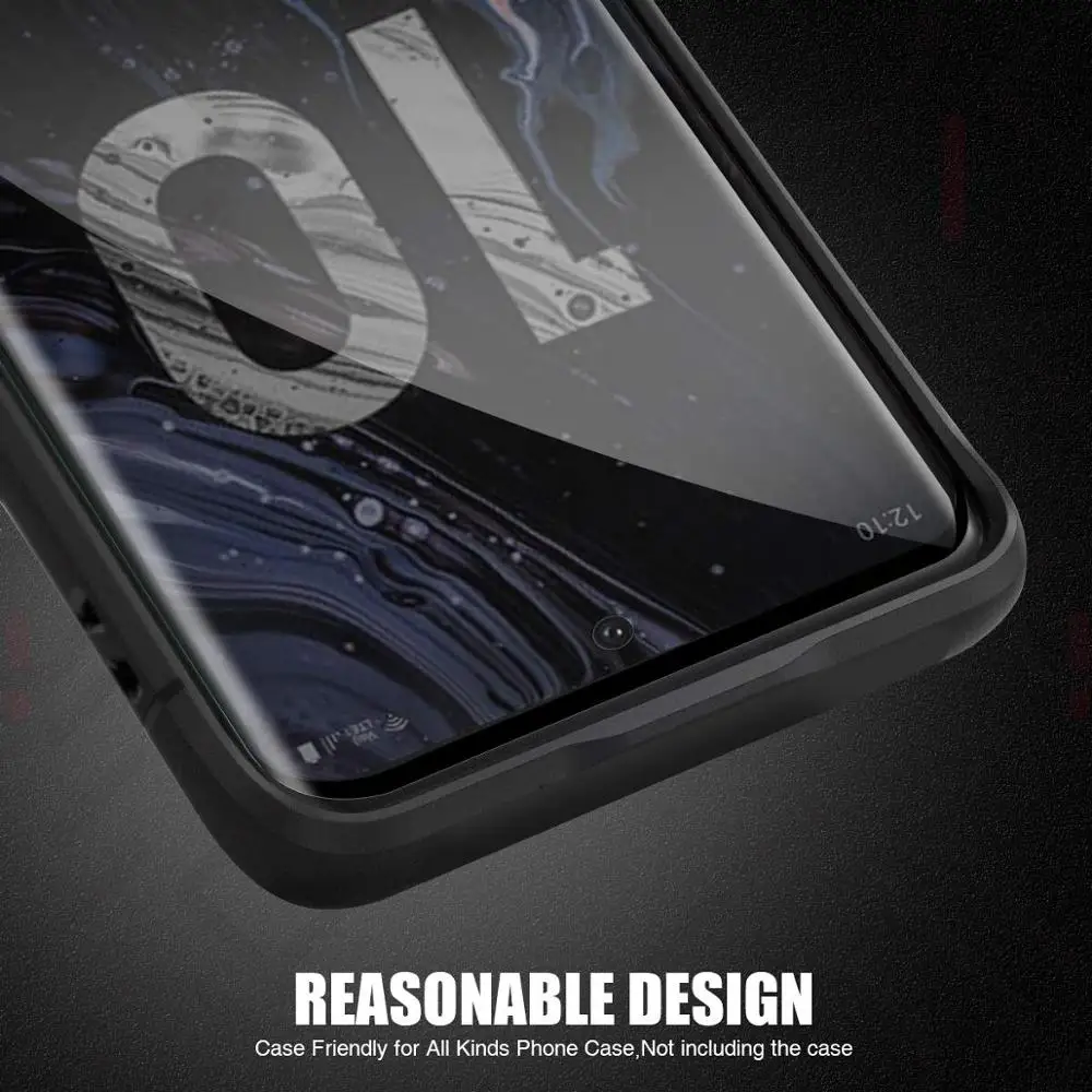 9H 3D полное покрытие конфиденциальности закаленное стекло для SAMSUNG Galaxy Note 8 9 10 S8 S9