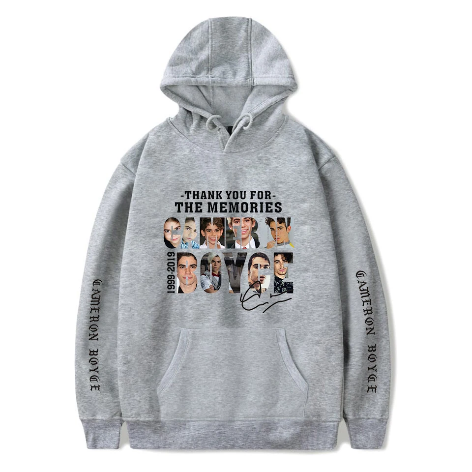 

2020 Cameron Boyce Hoodie Gray Long Sleeve Snug Men Women Fashion Couples Sportswear Cameron Boyce Pullover Autumn Pop top