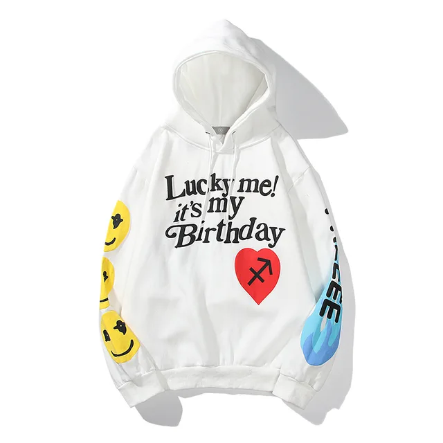 Graffiti Letter Print Plus Velvet Sweatshirt 8