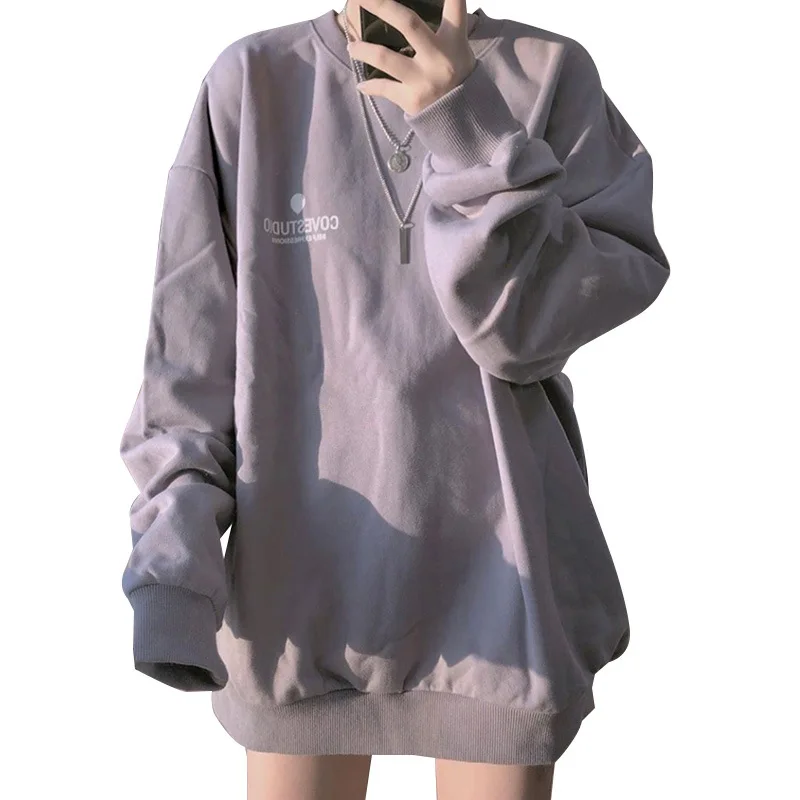 

Cotton 2020 autumn new thin-clothed women's ins Korean version of loose-fitting Harajuku BF Hong Kong feng schoolgirl.