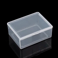 5pcs 5 341 9mm plastic clear square capping storage container jewelry display boxes accessories supplies