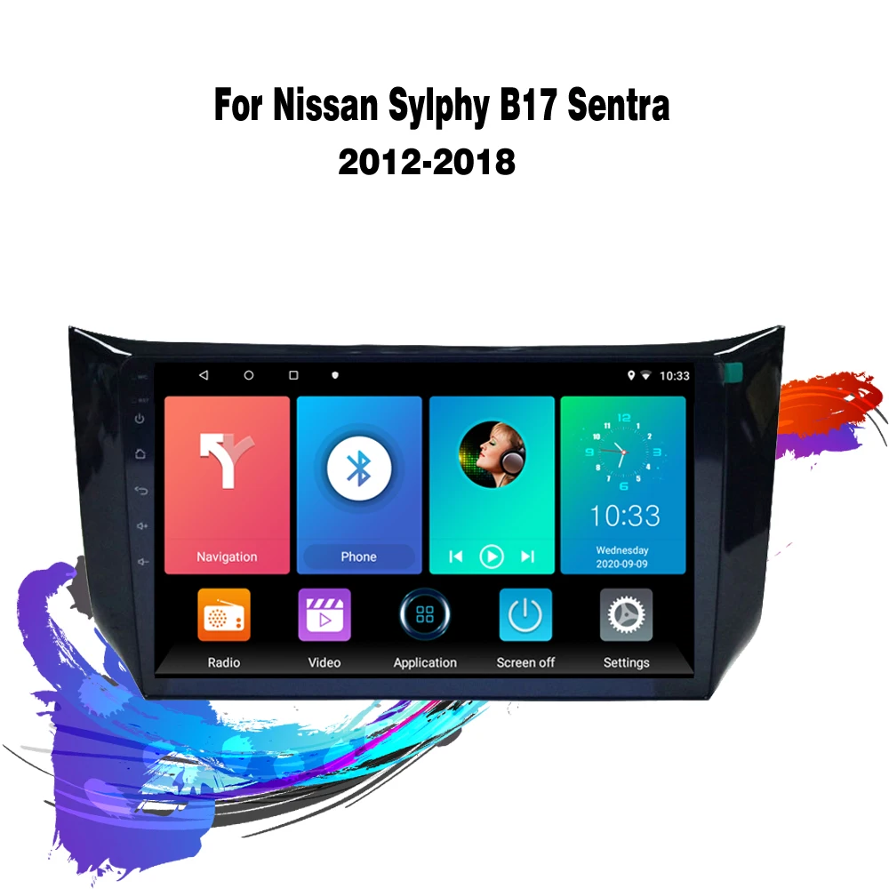 Easteregg 10 1 &quotдля Nissan Sylphy B17 Sentra 2012-2018 Автомагнитола мультимедийный плеер навигация