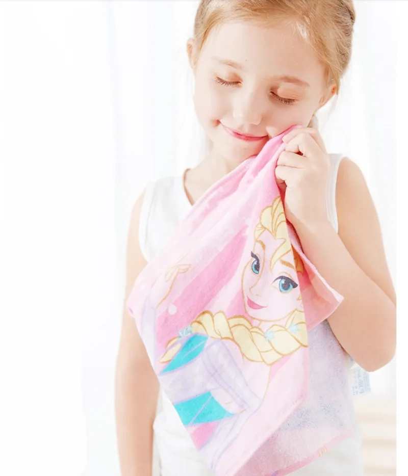 

Cute Girls 100%cotton Towel Baby FaceTowel 25x50cm Cotton Children Towels Soft Cartoon Handkerchief Bath Towel for Newborns