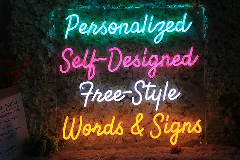 Неоновые вывески на заказ светодиодные неоновые для домашнего декора